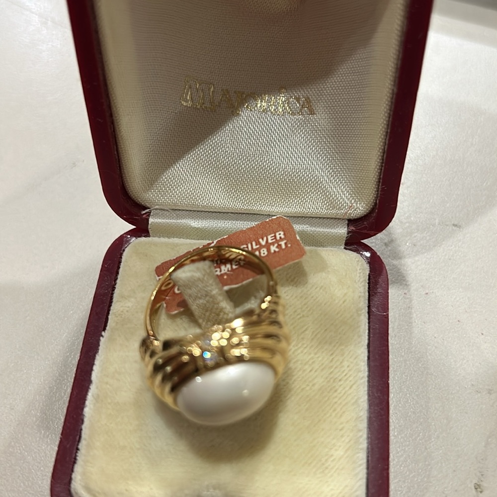 Majorica ring - Picture 2 of 5